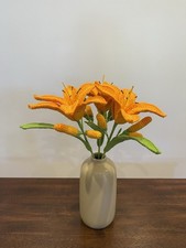 Handmade Crochet Daylily Bouquet