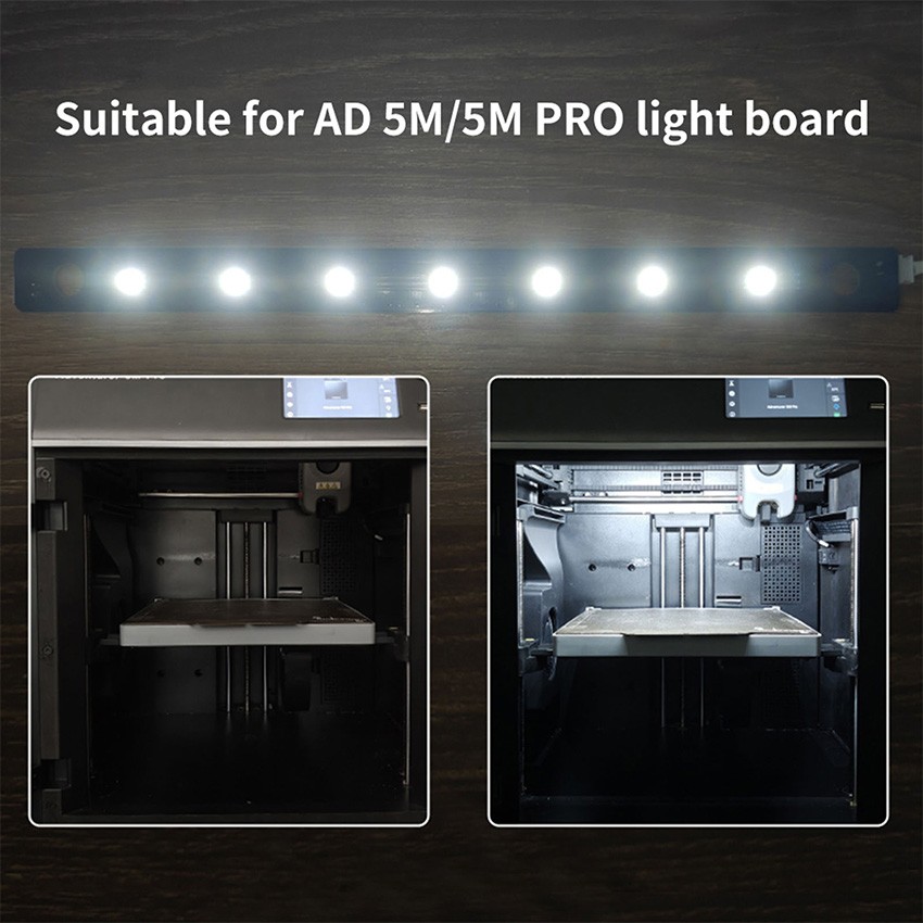 Für FLASHFORGE Adventurer 5M Pro 3D-Drucker LED Lichtstreifen Lampe Bar Teile - Bild 3
