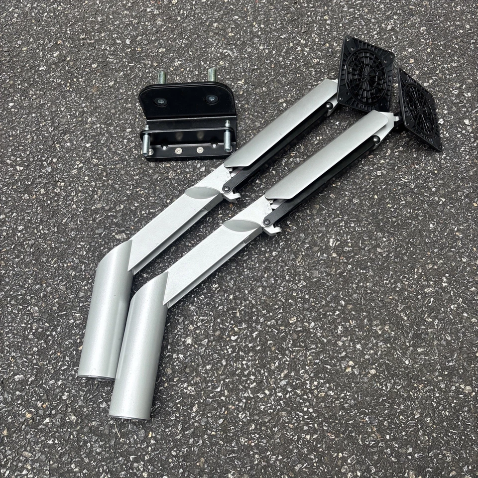 KNOLL SAPPER XYZ DUAL MONITOR ARM Silber TOP! Kostenloser Versand!