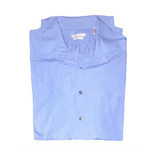Van Heusen Men s Wrinkle Free Regular Fit Blue Solid Dress Shirt 16 32/33