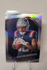 2025 Panini Prizm - Treveyon Henderson - Rookie Variation Silver Prizm Patriots
