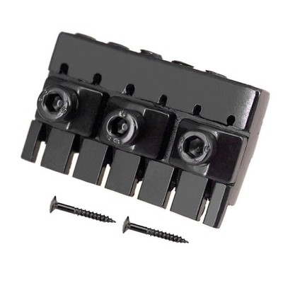 Headless Gitarre Bridge Locking Nut mit Schrauben Ersatz DIY Zubehör