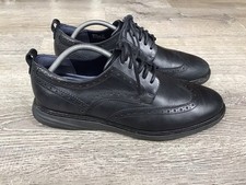 Cole Haan Mens Size 11 Grand Evolution Wingtip Oxford Black Leather C26306 Shoes