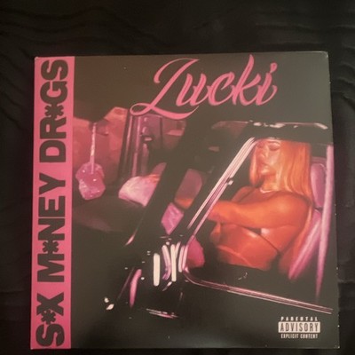 Lucki S*x M*ney Dr*gs 12'' LP Vinyl 33 RPM Pink/Black Colored, Parental Advisory
