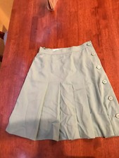 vintage Dino Valiano skirt pleated fully lined Size D38 with button on sides