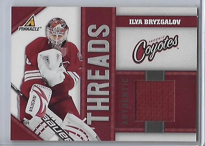 2010-11 Pinnacle Threads game jersey ILYA BRYZGALOV Phoenix Coyotes 075/499 #IB