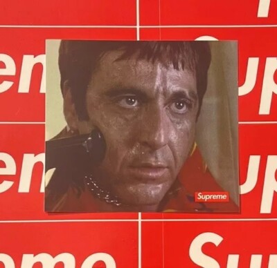 Supreme Scarface Shower Sticker FW17 Authentic Brand New Ships Same Day  