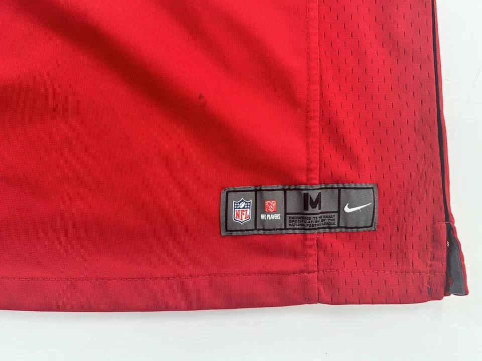 Молодежная футболка Atlanta Falcons Roddy белая средняя красная Nike On Field - Изображение 2 из 4