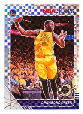 2019-20 PANINI HOOPS PREMIUM STOCK 62 DRAYMOND GREEN CHECKERBOARD PRIZM /149 QTY