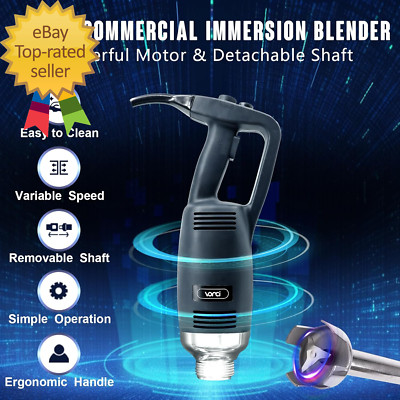 500W Commercial Immersion Blender 16'' SUS 304 Removable Shaft Heavy Duty Power H