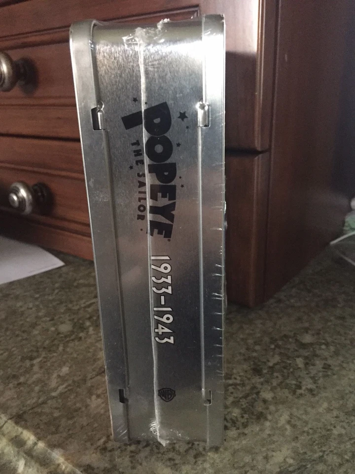 NEW--POPEYE THE SAILOR TIN 8 DVD BOX SET Includes 3 DVD Sets Original Shrink Wra - Image 2 of 3