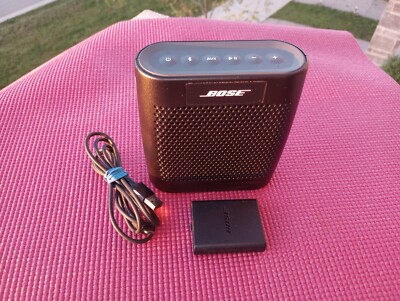 BOSE SOUNDLINK COLOR BLACK Model #415859 PORTABLE BLUETOOTH SPEAKERS TESTED-GR8