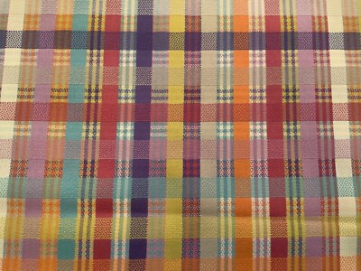 3 yards colorful plain fabric remnant