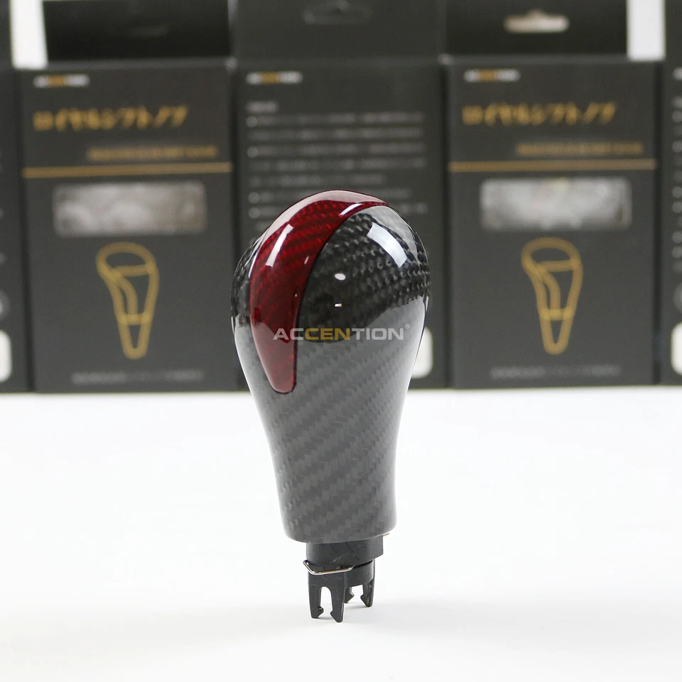 Ручка переключения передач из 100% черного углеродного волокна для Infiniti G37 G25 - Изображение 3 из 4