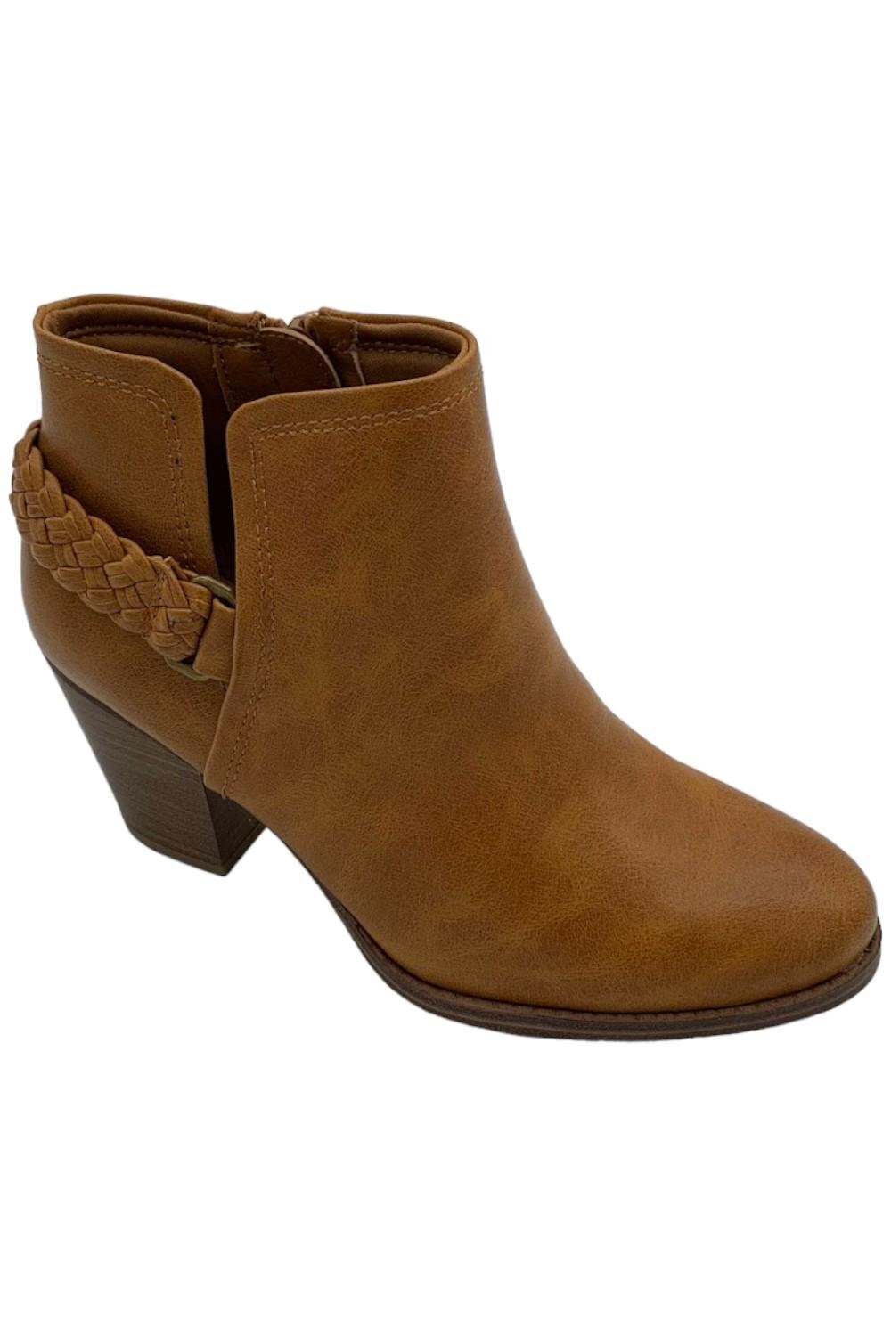 Босоножки женские Charlotte на высоком каблуке каштанового цвета 6190₽