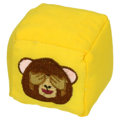 Catmoji Katzenspielzeug Cube Monkey mit MADNIP - Ø 7 cm für Katzen Spaß