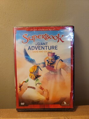 Superbook A Giant Adventure - David and Goliath - Chris, Joy, Gizmo NEW DVD