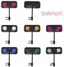 NEW!! Black Rectangle Rear View Bicycle Mirror Reflector Cruiser Lowrider Bike