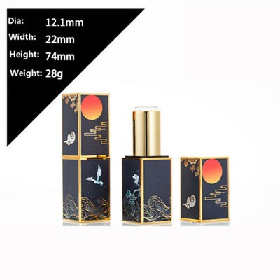 DIY Dia:12.1mm Colour Empty Lipstick Square Lip Gloss Tube Lip Balm Containers