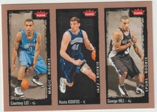 2008-09 Fleer #243 Courtney Lee / Kosta Koufos / George Hill rookie card