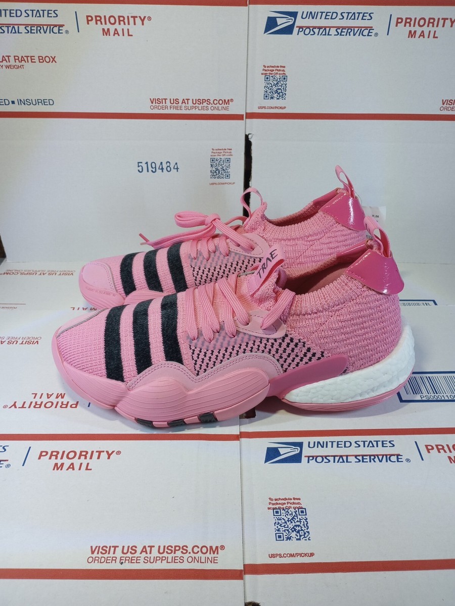 Adidas Trae Young 2 Triple Pink Black Trap House IE1667 Men\'s Size 10 New Adidas Trae Young 2 Triple Pink Black Trap House IE1667  main image 4