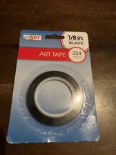 Art Tape, Black Gloss, 1/8" x 324" -