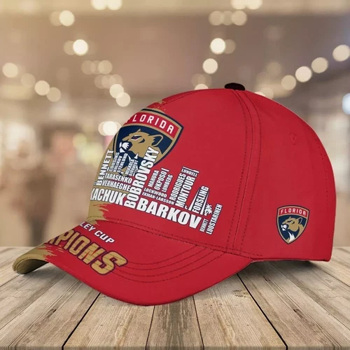 Florida Panthers Fanatics 2024 Stanley Cup Champions Cap