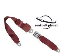 74 2-point Lap Seat Belt All Metal Starburst Buckle Custom Made Black Tan Red 74 2-point Lap Seat Belt All Metal Starburst Buckle Custom Made Black Tan Red