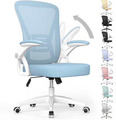 Ergonomic Office Chair, Mid Back Desk Chair with Adjustable Height, Swivel Chair