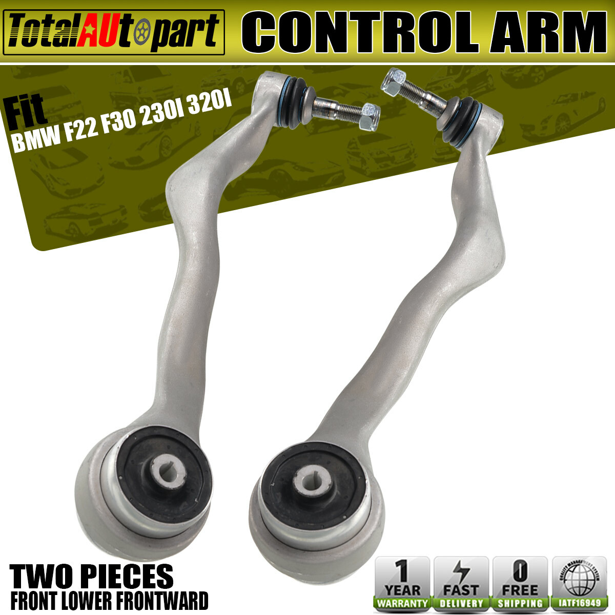 2x Control Arm Kit for BMW 320i 230i 328d 328i 330e 428i Front Lower ...