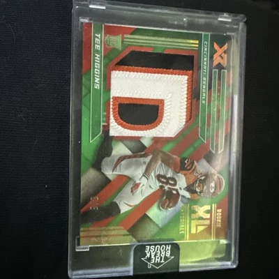 TEE HIGGINS 2020 PANINI XR FOOTBALL ROOKIE XL MATERIALS PATCH /5 RC BENGALS - Image 1 of 2