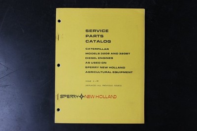 Sperry New Holland Caterpillar 3208 3208T Diesel Engine Parts Catalog 5-82