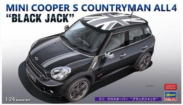 "Hasegawa - 20704 - Mini Cooper S Countryman All4 \"Black Jack\" MaßStab 1:24"-image