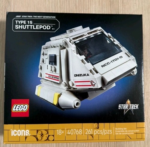 *NEUF* LEGO 40768 Icons Star Trek TNG Type-15 Shuttlepod (GWP) *AUTHENTIQUE* - Photo 2/21