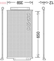 Denso Kondensator, Klimaanlage DCN09047 FüR Alfa Romeo Passend FüR Fiat Jeep