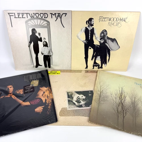 Vintage Fleetwood Mac Record Collection Lot of 5 Albums Good Pre-owned Condition