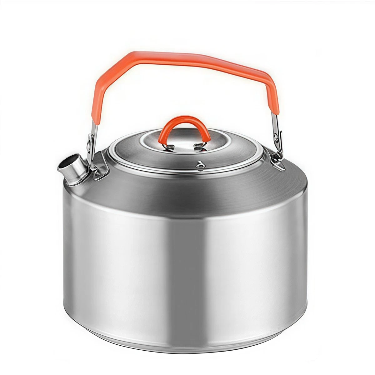 Insulated Handle Stainless Steel Kettle Perfect for Hiking and Camping Trips