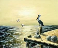 W Dawson (US,20C) oil painting 139776