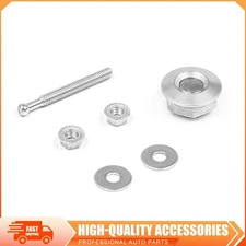 2X Push Button Quick Release Hood Pins Bonnet Lock Clip Latch Bumper Universal