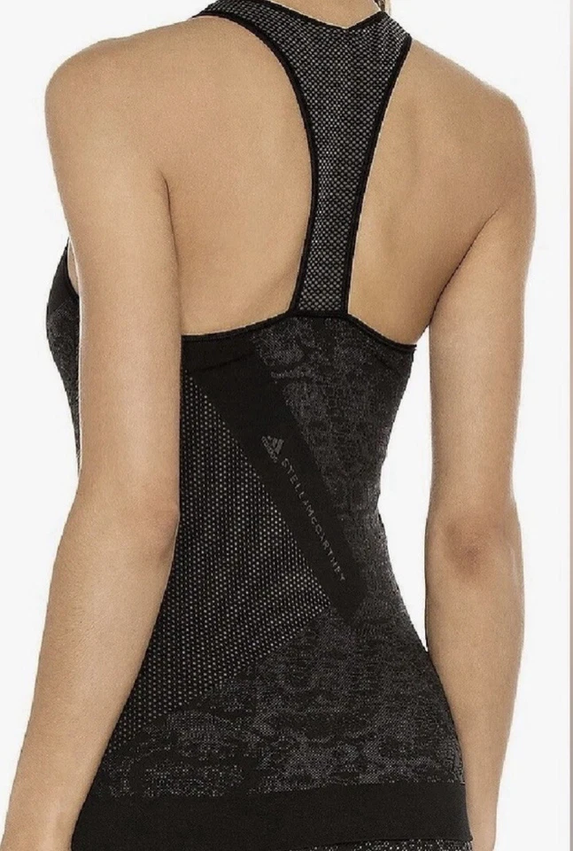 Adidas Stella McCartney Animal Print Malla Halter Top y Leggings Conjunto Talla M Foto 3 de 4