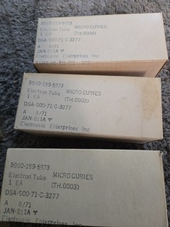 8591 Lot Of 3 Jan 811a Vacuum Tubes