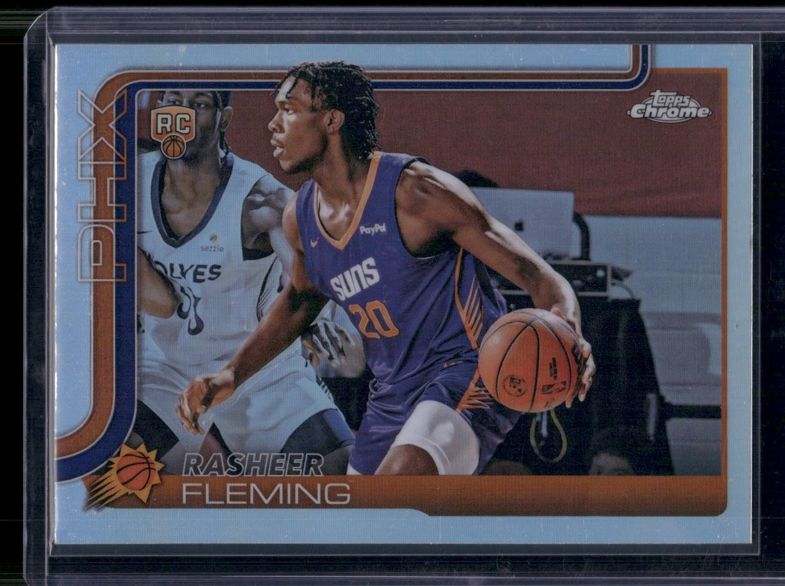 2025-26 Topps Chrome #281 Rasheer Fleming Refractor