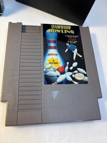 Nintendo NES Championship Bowling Video Game Complete in Box CIB Tested