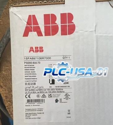 1PCS Brand New ABB PSE60-600-70 1SFA897106R7000 100-250V Soft Starter