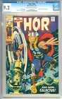Thor #160 High Grade Galactus vs. Ego Battle Begins Marvel Comic 1969 CGC 9.2