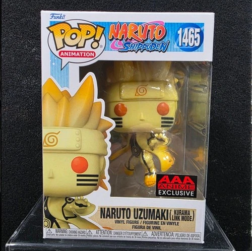 Funko Pop NARUTO SHIPPUDEN Naruto Uzamaki (Kurama Link Mode ) 1465 NEW AAA Anime