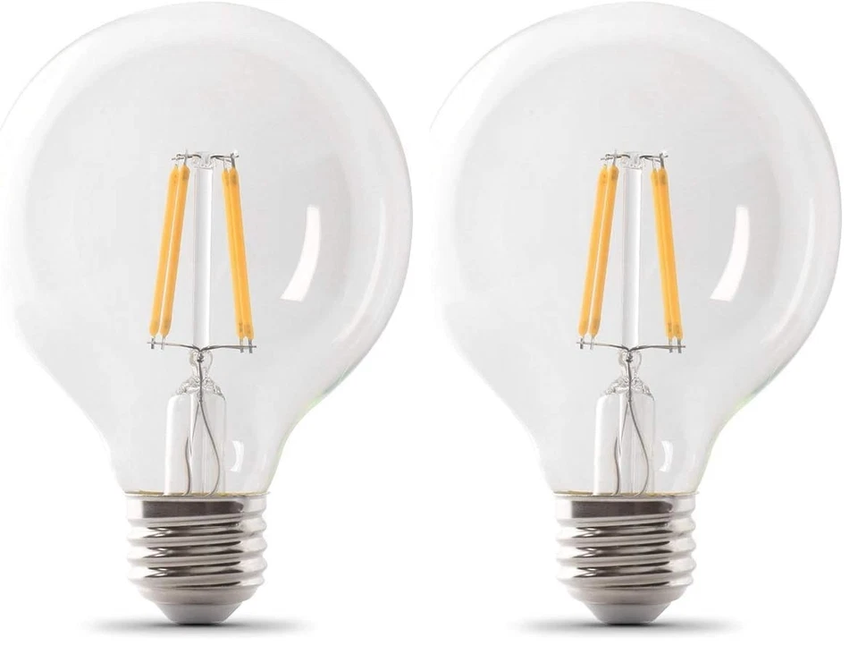 Feit Electric 40W Equivalent Dimmable LED Globe Bulb (300 lm) – Pack of 2, Soft - Image 4 of 4