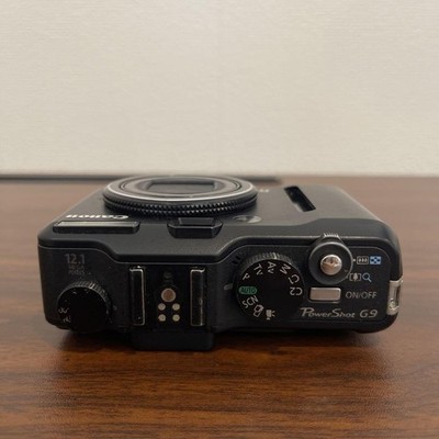 Canon PowerShot G9 Black 12.1MP Digital Camera Tested w/ Battery