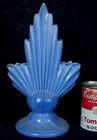 1930s Padre California Pottery Ultra Art Deco 11" Vase Matte Blue Bauer Era
