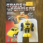 1985 G1 Transformers HUBCAP Cardback vintage Minibot MOC Mini Car Original